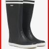 AIGLE - BOTTES HOMME GOELAND 2 MARINE/BLANC P.41