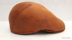CASQUETTE "MARONE" EN SUÉDINE CUIVRÉE T60