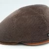 CASQUETTE "MARONE" EN VELOURS MARRON T59