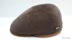 CASQUETTE "MARONE" EN VELOURS MARRON T59