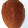 CASQUETTE PLATE "MARONE" EN VELOURS T58