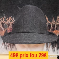 CHAPEAU PETITS BORDS 56 Gris 2610-56