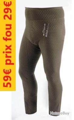 Caleçon CI Sport Thermique Champagny Kaki XL CISPORT005XL
