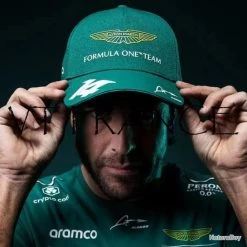 Casquette ASTON MARTIN F1 2023 Alonso & Stroll, Couleur: Vert 14