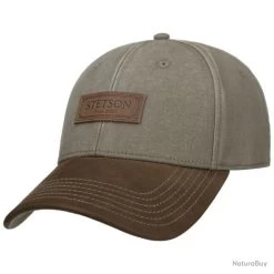 Stetson Casquette Steson Baseball Olive Coton TU