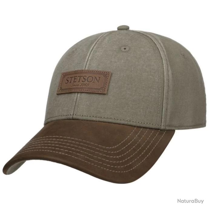 Stetson Casquette Steson Baseball Olive Coton TU 1 Stetson Casquette Steson Baseball Olive Coton TU