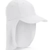 Casquette De Soleil Anti-UV Pour Enfants Blanc, Coolibar Blanc L/XL (57CM)