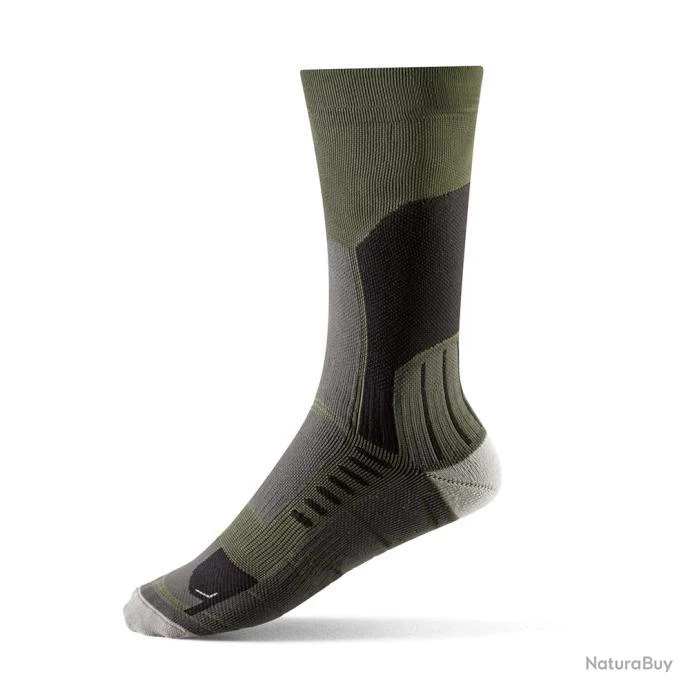 Chaussettes Climat Chaud Longues Marches Vert Olive 1 Chaussettes Climat Chaud Longues Marches Vert Olive