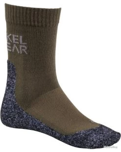 Chaussettes Merino Short (Couleur: Vert / Gris, Taille: 46/48)