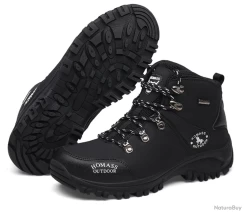 Chaussures, Chasse Ou Marche, Noir, Tailles 38 à 44.