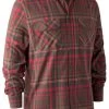 Chemise Marvin Rouge Et Marron à Carreaux Deerhunter Carreaux 41/42