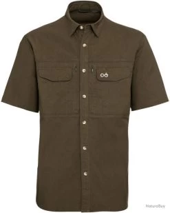 Chemise à Manches Courtes ILEX Pro Cordura-Shirt Shortsleeve (Couleur: Olive, Taille: M)