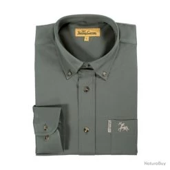 Chemise De Chasse Verney Carron Stretch Grouse - Vert / 2XL