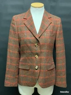 Dalmata Blazer Veste Tweed Femme 100% Laine Taille 38 (NEUF) *Prix étiqueté: 459*