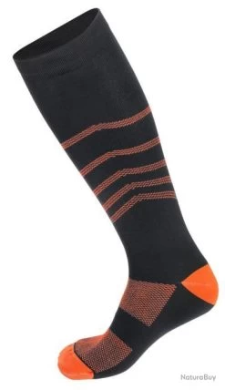 Double Chaussette Noire Orange ProHunt VERNEY CARRON-39/42