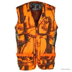 GILET CHASSE PALOMBE GHOSTCAMO BLAZE BLACK GCBB