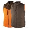 GILET RÉVERSIBLE MULTI-HUNT SOMLYS ORANGE/MARRON , M:417 , T:M.
