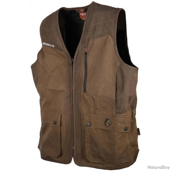 GILET SOMLYS CLASSY MARRON 277 1 GILET SOMLYS CLASSY MARRON 277