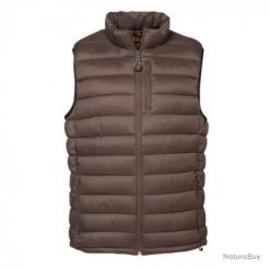 Gilet Trekking Matelassé Marron Percussion