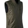 Deerhunter Gilet Chauffant Matelassé Heat Couleur Olive.