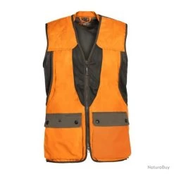 Gilet De Chasse Orange Et Kaki VERNEY CARRON GROUSE - TAILLE L