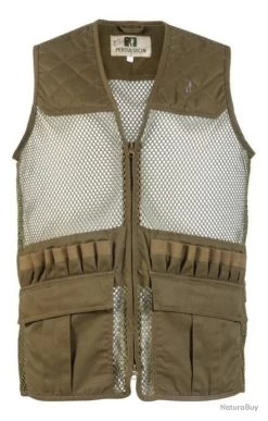 Gilet Filet Savane Percussion Kaki
