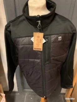HANGAR33 BLOUSON IDAHO HYBRID NOIR TAILLE M