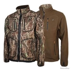 NEW ! VESTE REVERSIBLE CAMO/MARRON SOMLYS