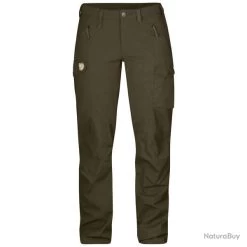 FJÄLLRÄVEN PANTALON FJALLRAVEN FEMME NIKKA DARK OLIVE TAILLE 36 (007747)(89236) NEUF