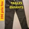 PANTALON TREELAND ENFANT 10 ANS KAKI T579K/10