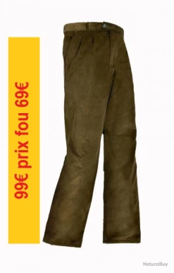 Pantalon Velours Lupin Club Interchasse 46 CIPN048-46