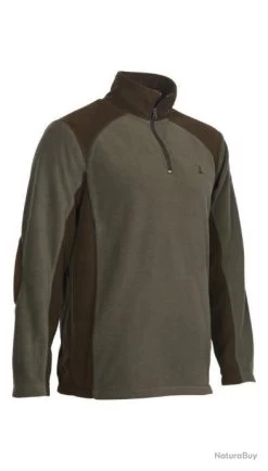 Polaire De Chasse Kaki Percussion -XXXXL