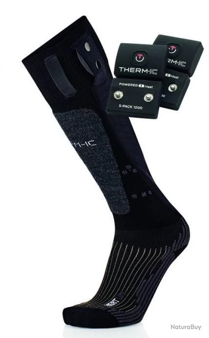 Powersock Set Heat Uni + S-Pack 1200 V2, Therm-Ic 42 - 44 Noir 1 Powersock Set Heat Uni + S-Pack 1200 V2, Therm-Ic 42 - 44 Noir