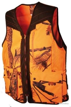 Somlys Gilet Summer V2 Orange Camouflage 248N Jusqu'à 6XL!!!