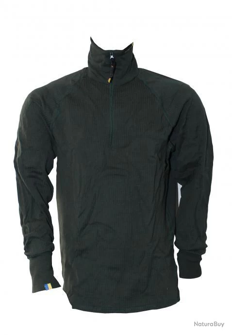 Sous Vêtement Pull Over Thermique TERMOSWED ! Taille M ! NOIR Col Ras Promo 1 Sous Vêtement Pull Over Thermique TERMOSWED ! Taille M ! NOIR Col Ras Promo