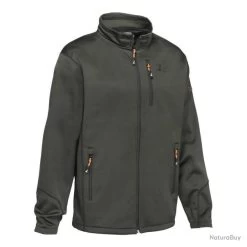 Sweat Shirt Enfant Zippé Percussion Kaki - Taille 16A