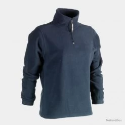 Sweat Polaire Demi Zippé Pour Femme HEROCK Aurora Bleu Marine