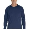 T-Shirt Manches Longues Anti Uv Pour Hommes, Navy 46 (XXL)
