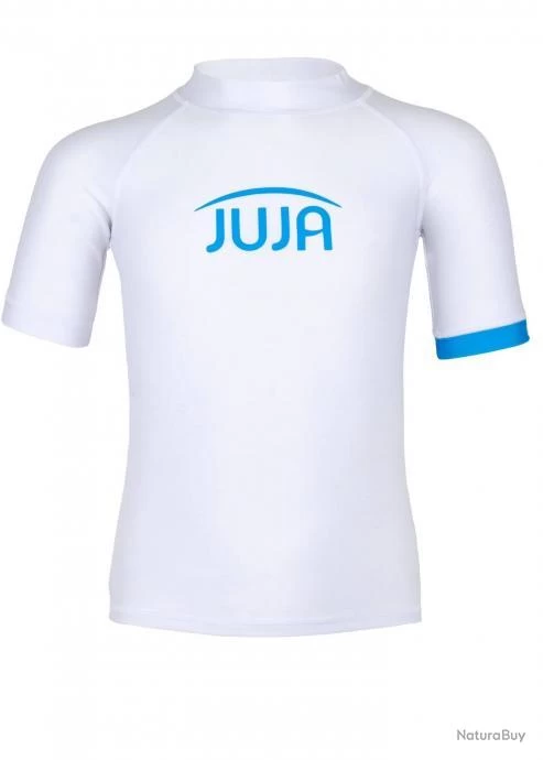 T-shirt Anti-UV Pour Enfants - Manches Courtes Solid Blanc, JUJA Blanc 122-128cm 1 T-shirt Anti-UV Pour Enfants - Manches Courtes Solid Blanc, JUJA Blanc 122-128cm