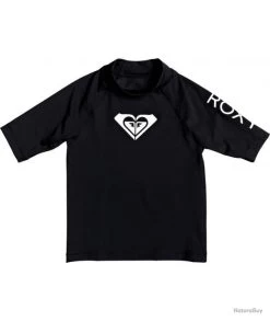 Roxy T-shirt De Bain Anti-UV Pour Fille - Whole Hearted - Anthracite Gris 128 Cm