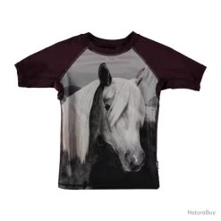 T-shirt De Bain Anti-UV Pour Filles Multicolor, Molo 92-98cm Multicouleur