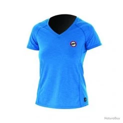 T Shirt De Plage Anti UV Pour Femmes Bleu Prolimit Bleu