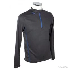 T-shirt Manches Longues Homme - Ardoise/bleu