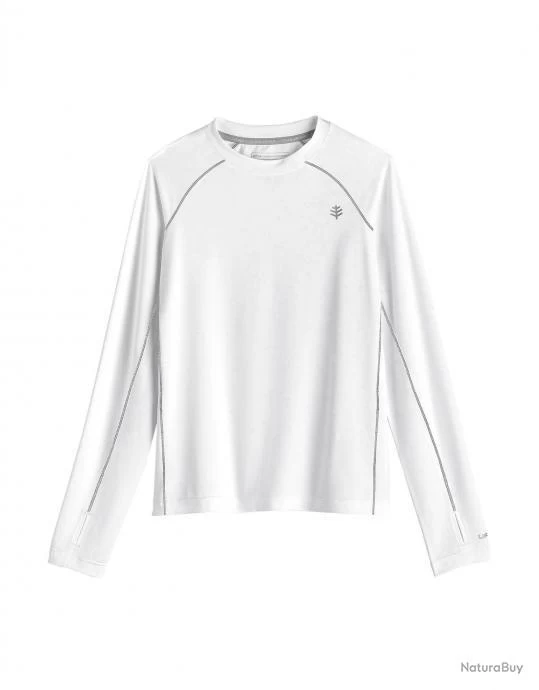 T Shirt Sport UV Pour Enfant - Manches Longues - Agilité - Blanc Blanc 104/116 Cm 1 T Shirt Sport UV Pour Enfant - Manches Longues - Agilité - Blanc Blanc 104/116 Cm