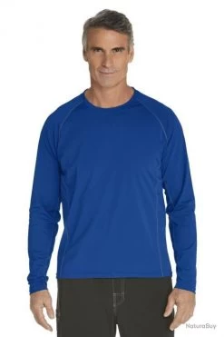 Tee Shirt Manches Longues Anti Uv Homme, Royal 44 (XL)