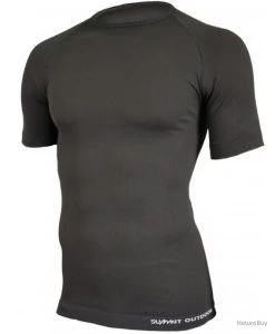 Summit Tee Shirt Manches Courtes TECHNICAL LINE NOIR