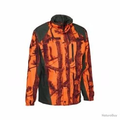 VESTE TRAQUE ET POSTE PERCUSSION STRONGER - GhostCamo Blaze&Black Normes CE - TAILLE S