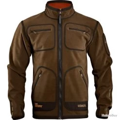 Härkila Veste Kamko Fleece Hunting Green Orange Blaze Reversible