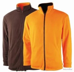 Veste Polaire Réversible Treeland Orange Marron