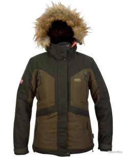 HART Veste D'hiver Réversible Altai Pour Femme (Couleur: Camo Orange Et Marron, Taille: XL)